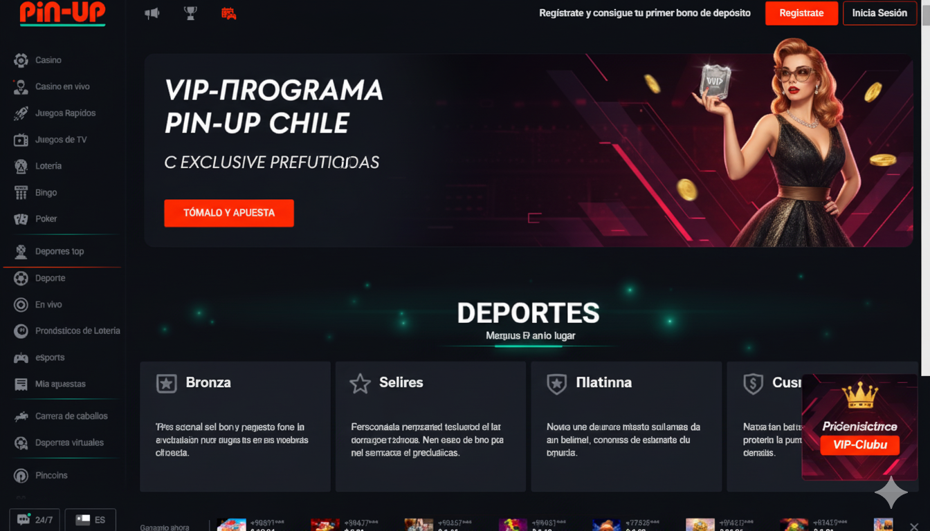 VIP-программа Pin-Up Chile с эксклюзивными преимуществами