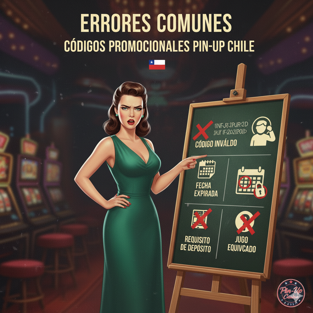 Common mistakes Pin-Up Chile promotional codes