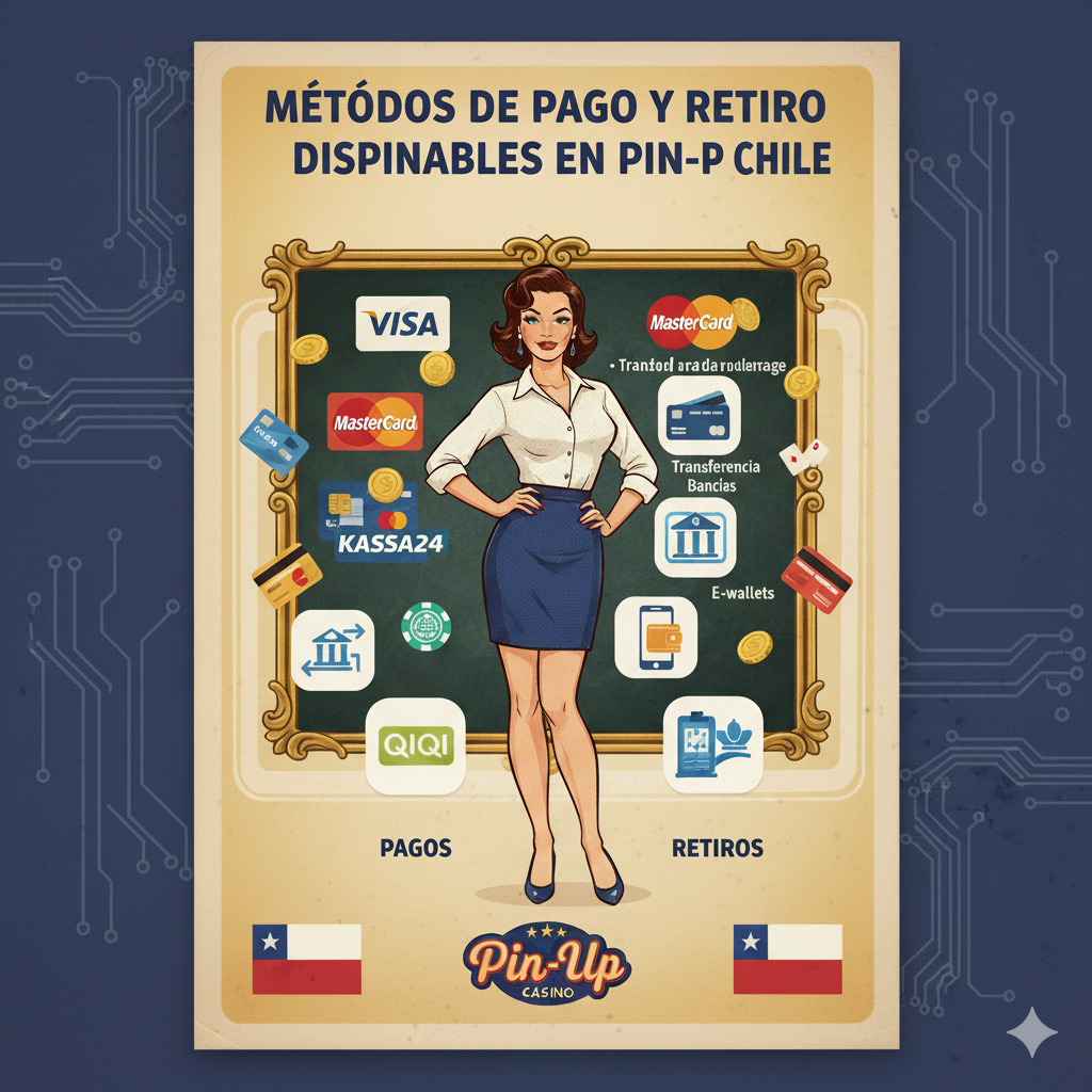 Métodos de pago y retiro disponibles en Pin-Up Chile