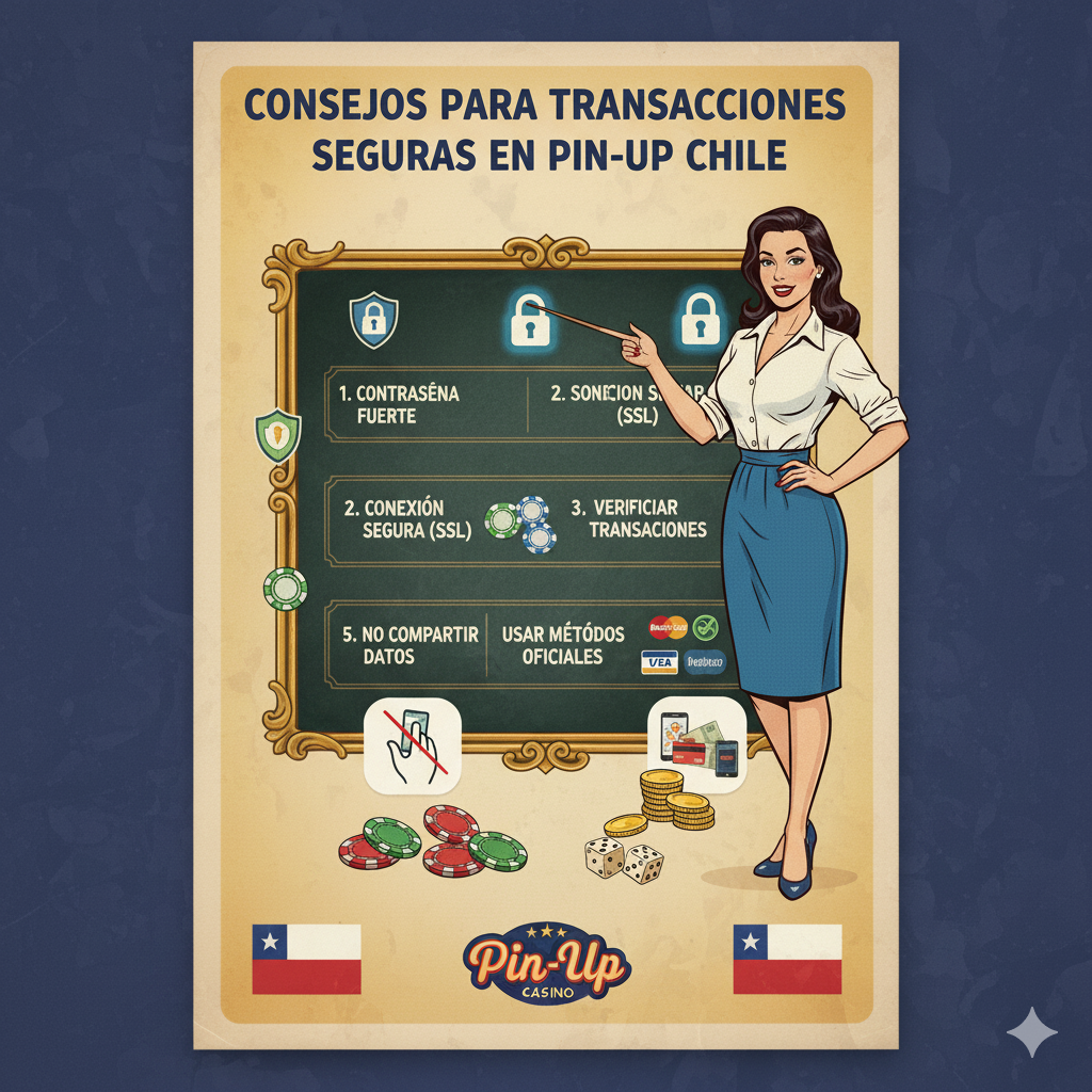 Consejos para transacciones seguras en Pin-Up Chile