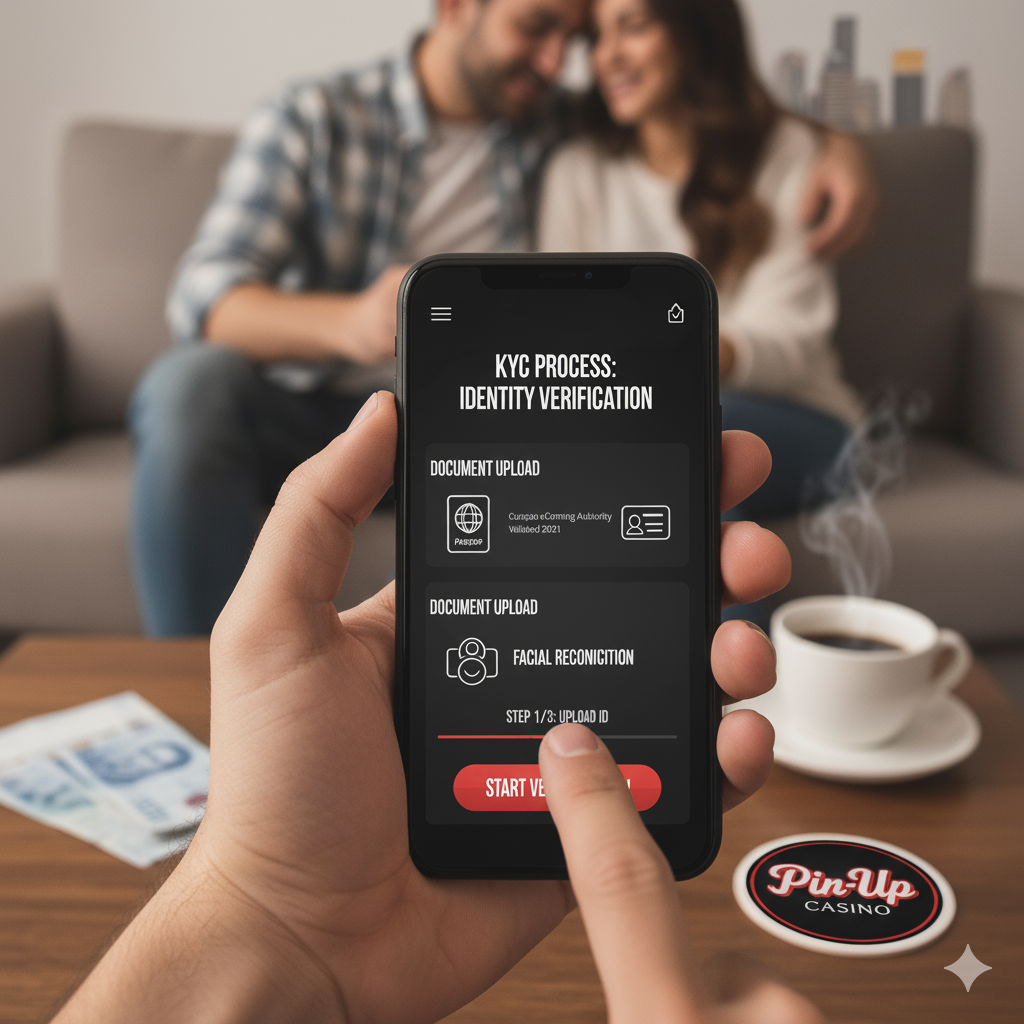Proceso KYC seguridad Pin-Up Chile verificación identidad