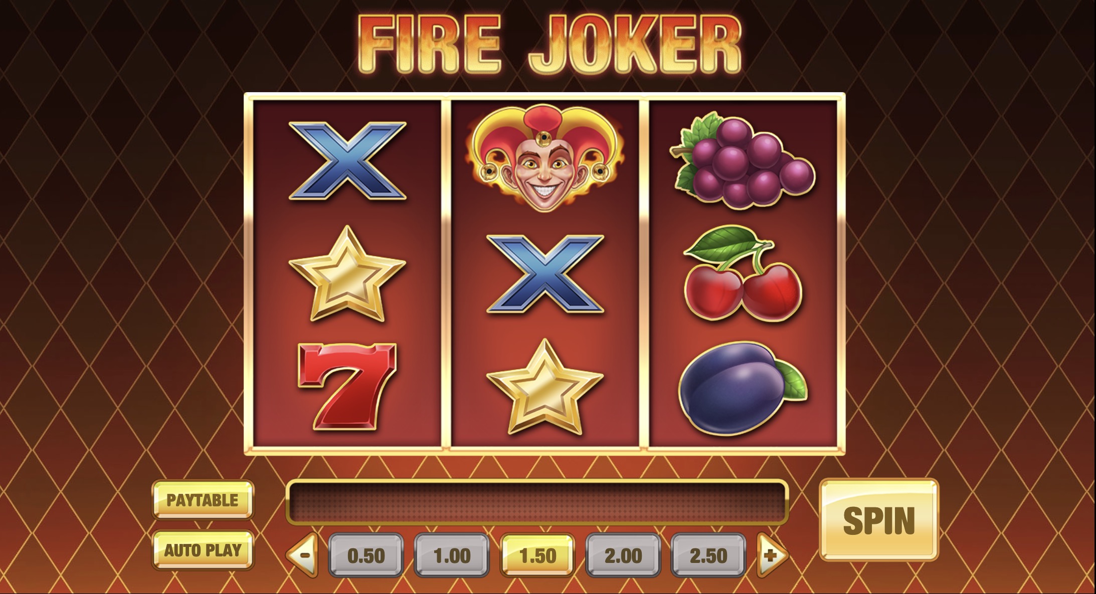 Rueda de multiplicadores de Fire Joker en acción mostrando segmentos de premios