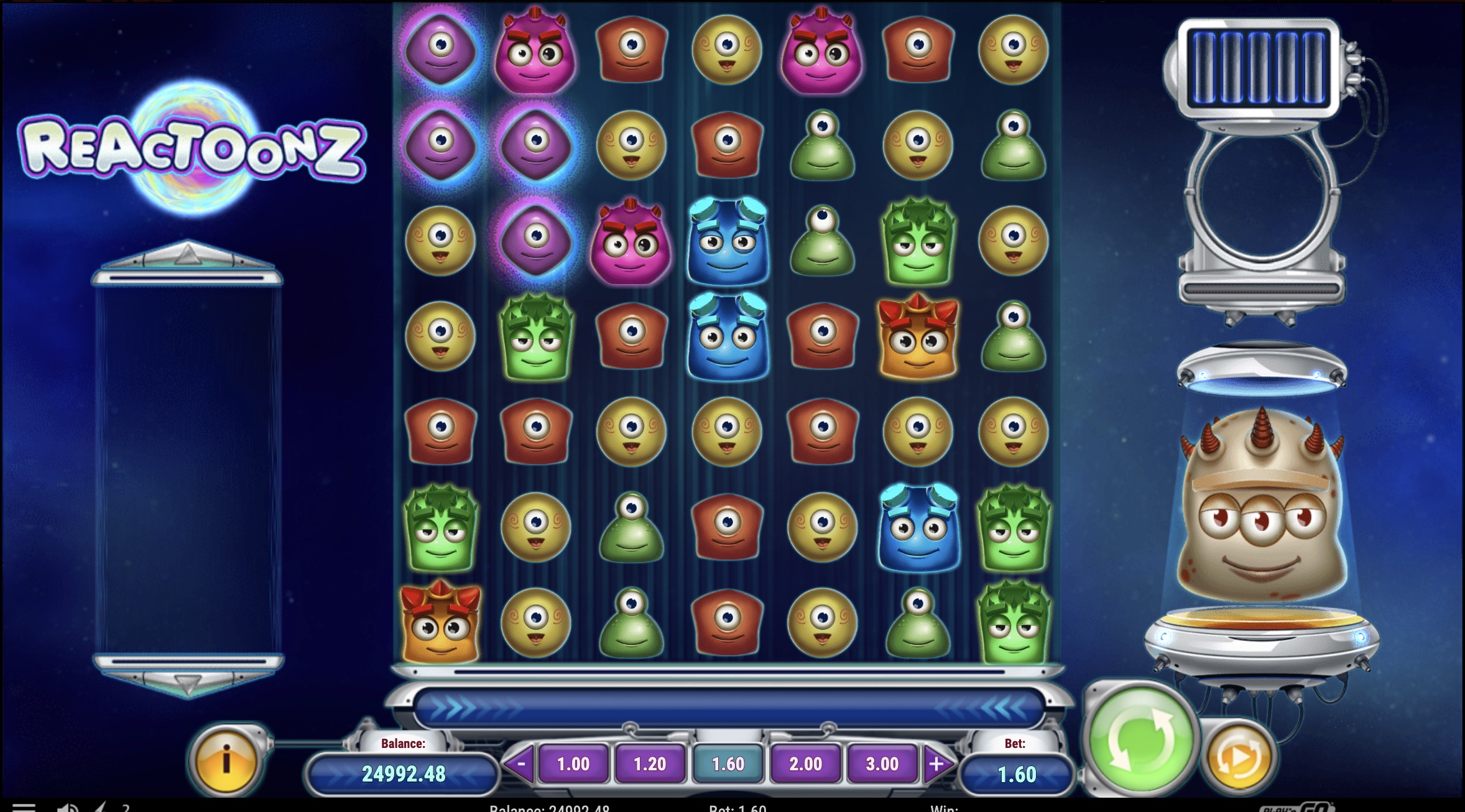 Herramientas de juego responsable en Pin-Up Chile para Reactoonz
