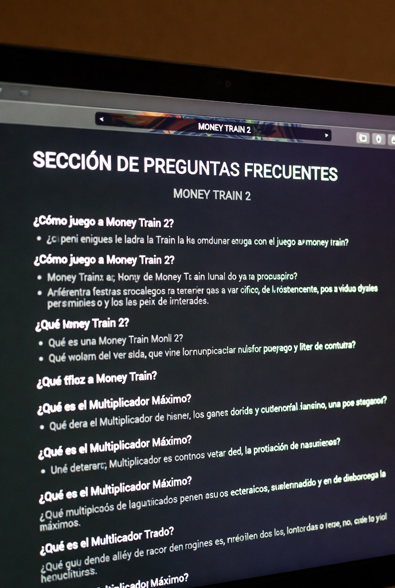 
Sección de preguntas frecuentes sobre Money Train 2 con respuestas detalladas
