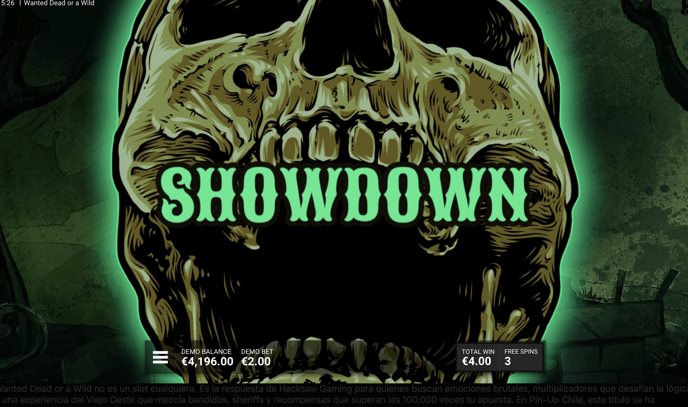 Captura de pantalla de Wanted Dead or a Wild en smartphone mostrando controles táctiles y menú de autoplay