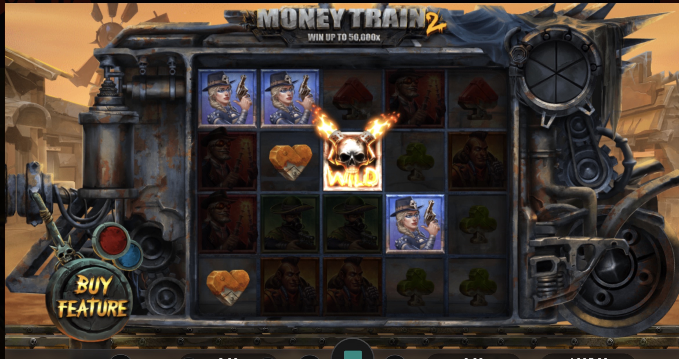 Ronda de bonus Money Cart en acción con múltiples símbolos especiales en pantalla