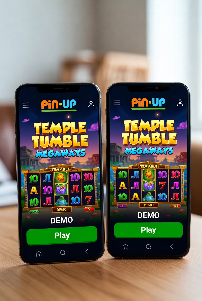 View of Temple Tumble Megaways on mobile devices from the Pin-Up platform