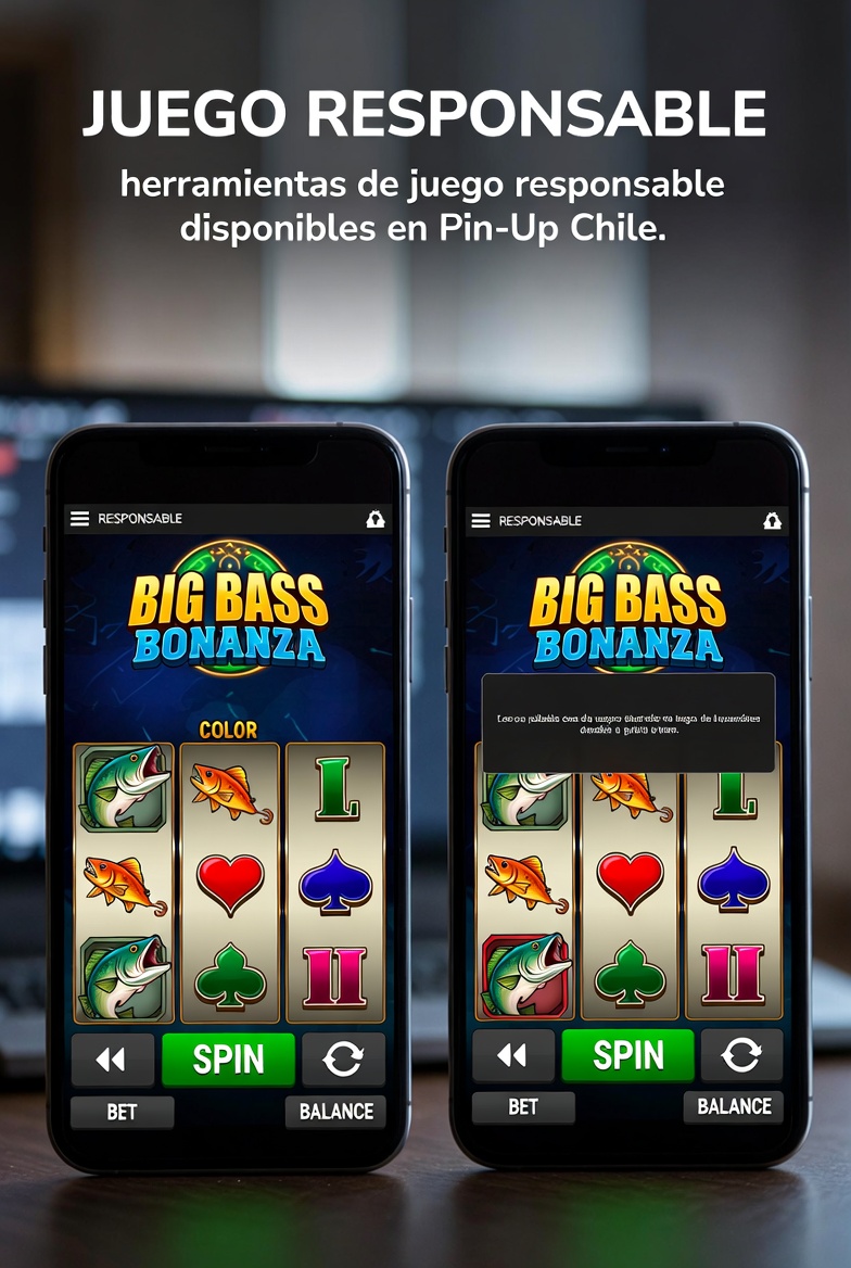Panel de herramientas de juego responsable disponibles en Pin-Up Chile