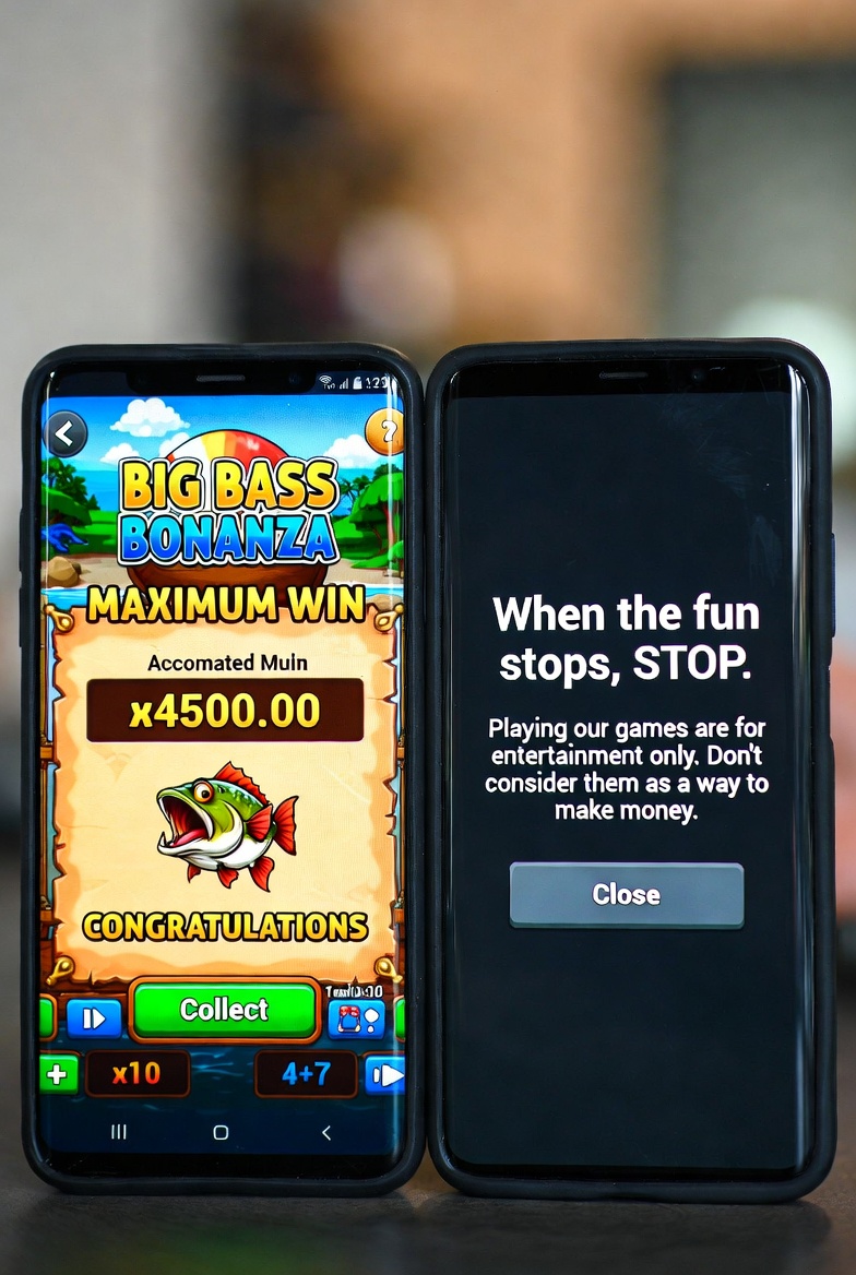 Captura de pantalla de una ganancia máxima en Big Bass Bonanza mostrando multiplicadores acumulados