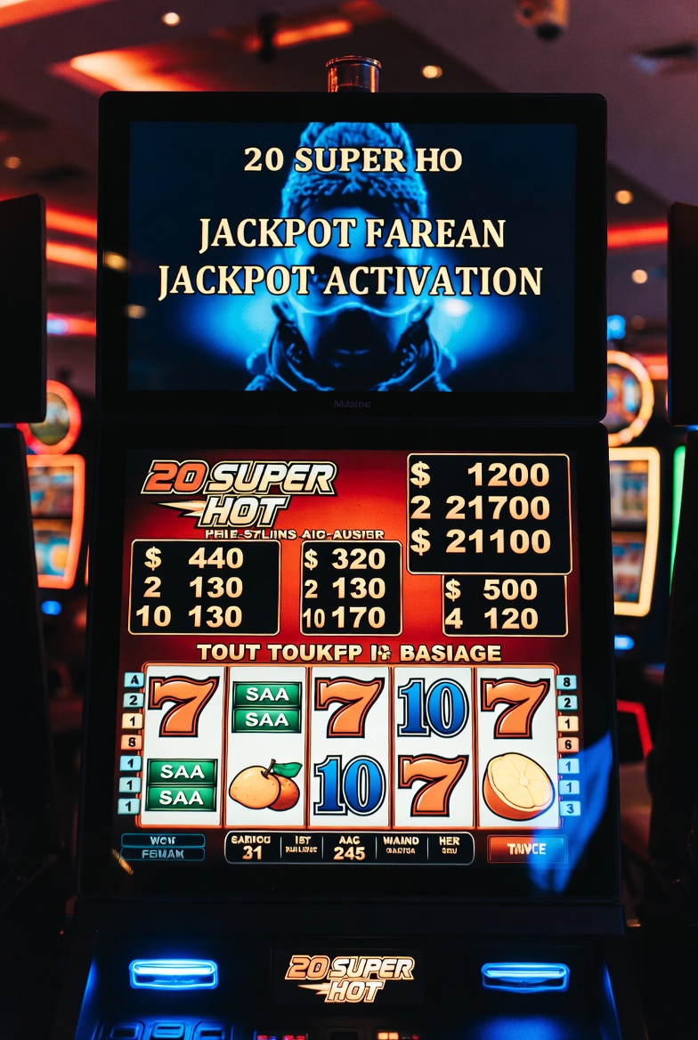 Pantalla de activación del jackpot misterioso en 20 Super Hot