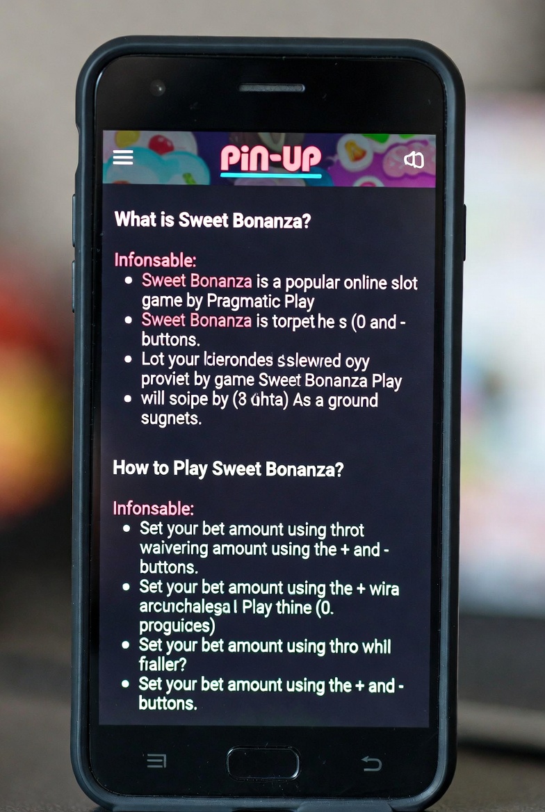 Infographic with answers to frequently asked questions about Sweet Bonanza at Pin-Up